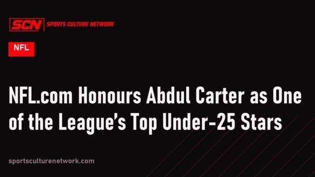 NFL.com Honours Abdul Carter as One of the League’s Top Under-25 Stars