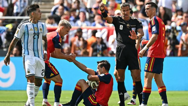 Social Media Erupts After Controversial Argentina Yellow Card