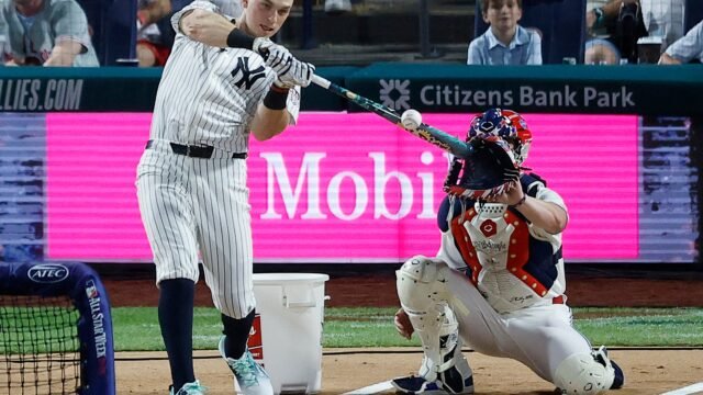 Ben Rice falls in first round of Home Run Derby — but it was still a ‘success’ doing it with dad
