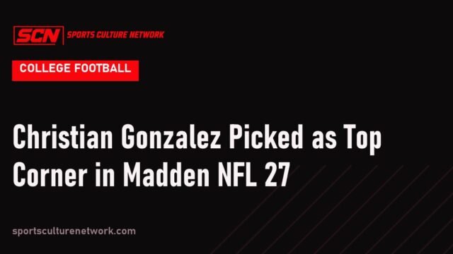 Christian Gonzalez Picked as Top Corner in Madden NFL 27