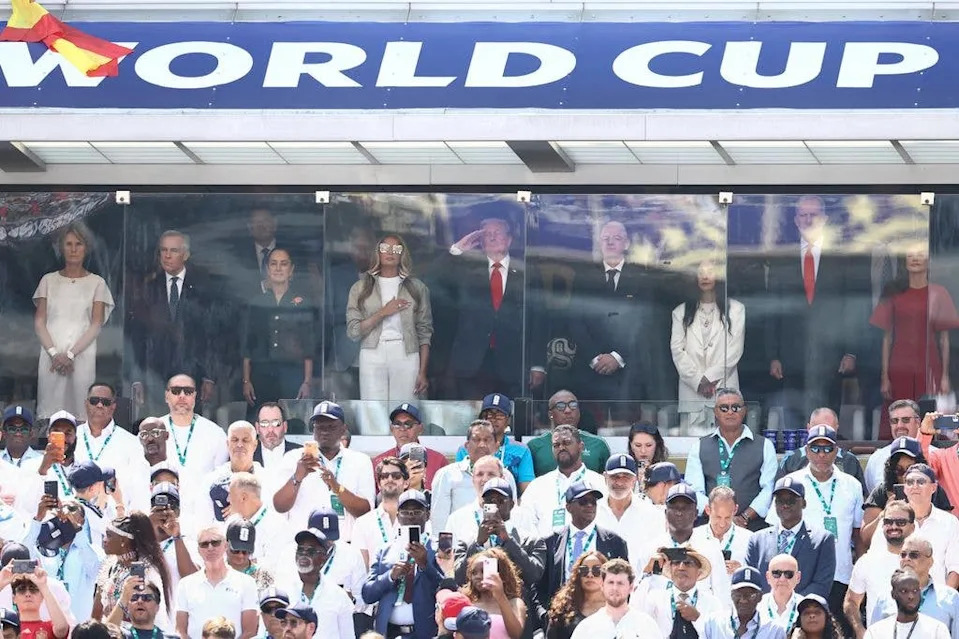Trumps in attendance