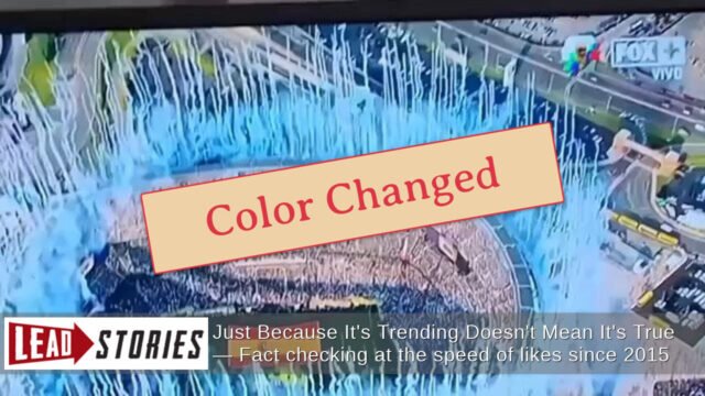 Fact Check: Fireworks Were NOT Blue After FIFA World Cup Final — Real Footage With Altered Colors