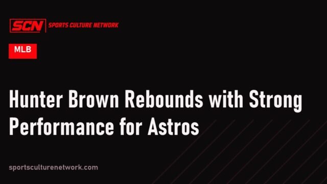 Hunter Brown Rebounds with Strong Performance for Astros