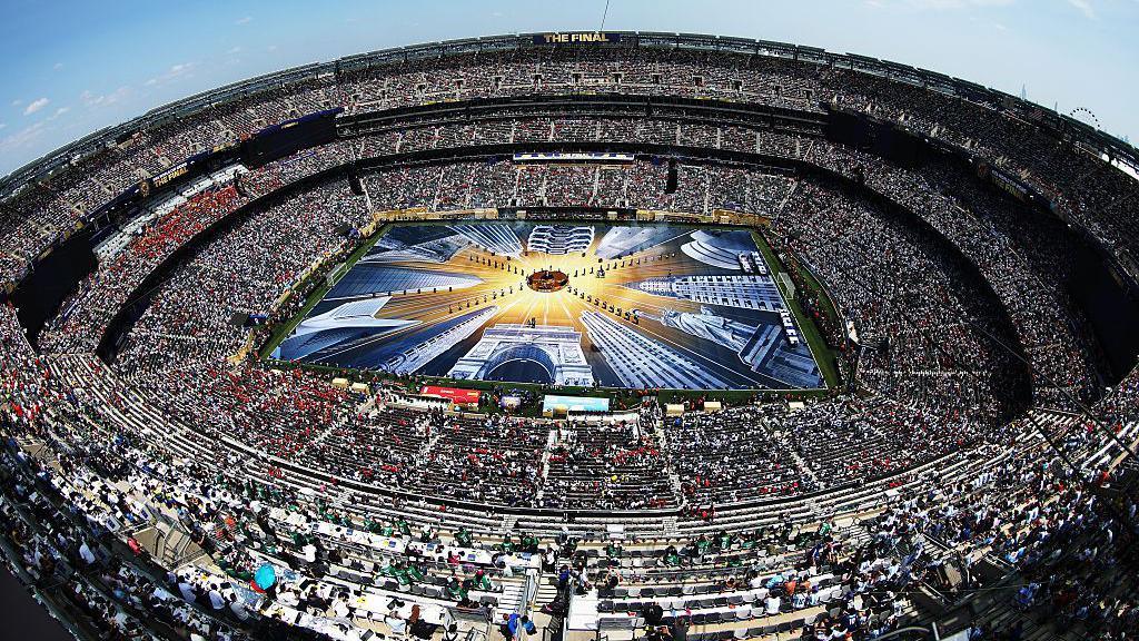 A general view of the closing ceremony before the FIFA World Cup 2026 Final match between Spain and Argentina at New York New Jersey Stadium