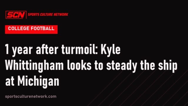 1 year after turmoil: Kyle Whittingham looks to steady the ship at Michigan