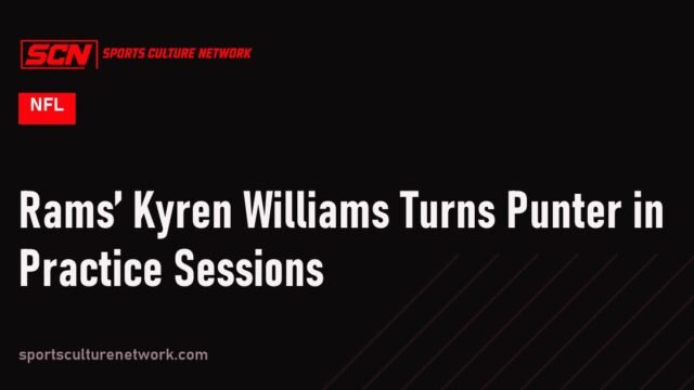 Rams’ Kyren Williams Turns Punter in Practice Sessions