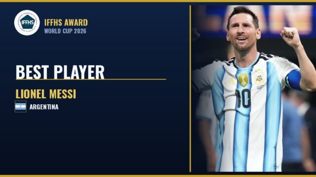 Lionel Messi has been named the IFFHS Best Player of World Cup 2026 for his outstanding performance.