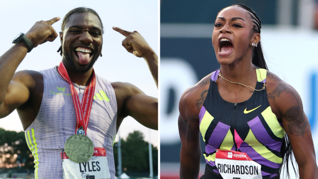 Lyles Blazes to World-Leading 9.79 in Sizzling 100m Victory
