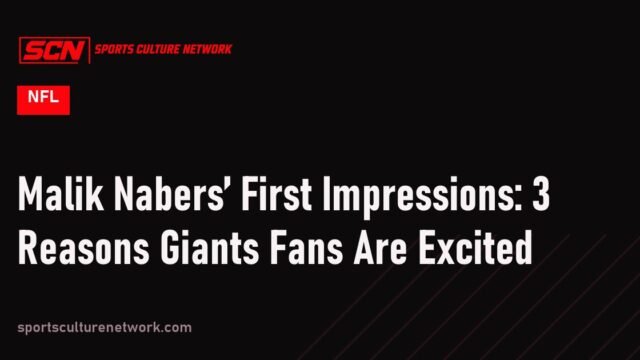 Malik Nabers’ First Impressions: 3 Reasons Giants Fans Are Excited