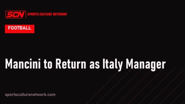 Mancini to Return as Italy Manager