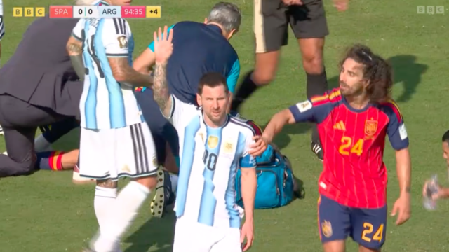 Lionel Messi called ‘a baby’ after attempting to get Marc Cucurella sent off in World Cup final