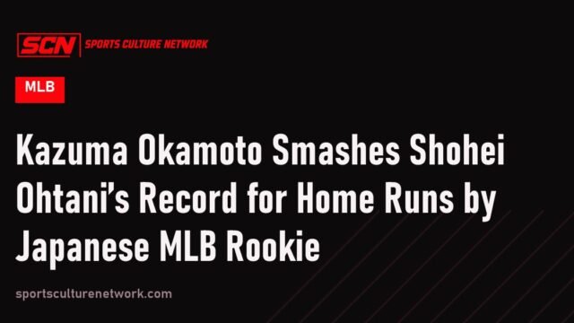 Kazuma Okamoto Smashes Shohei Ohtani’s Record for Home Runs by Japanese MLB Rookie