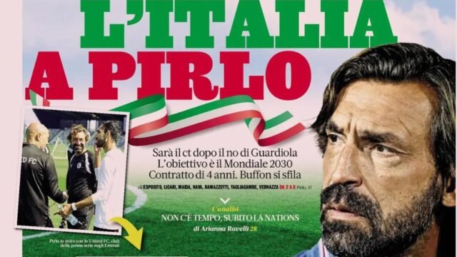 4 Italian Coaches in the Running as Pirlo Eyes Job