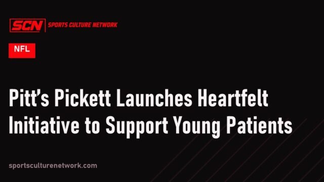 Pitt’s Pickett Launches Heartfelt Initiative to Support Young Patients