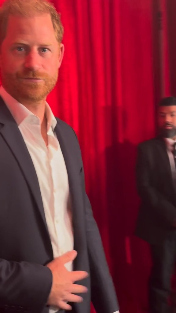 Prince Harry reacts to England