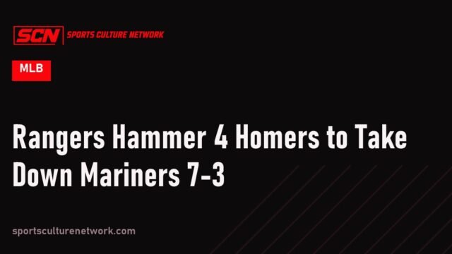 Rangers Hammer 4 Homers to Take Down Mariners 7-3