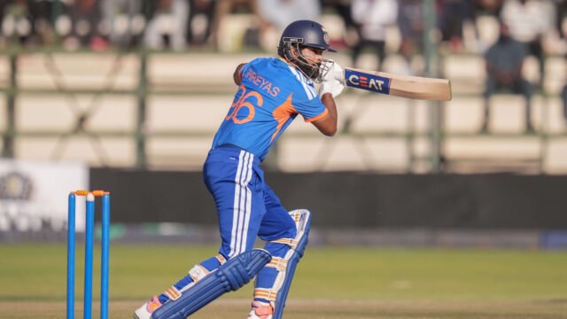 Shreyas Iyer Breaks Seven-Match Winless Streak as India Thrash Zimbabwe