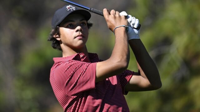 Tiger Woods’ Son Falls Short in Major Tournament After Camera Shutter Ruins His Shot