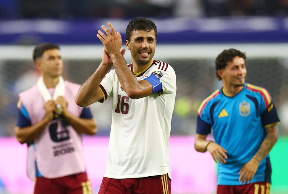 Rodri is on the verge of a first World Cup triumph (Reuters)