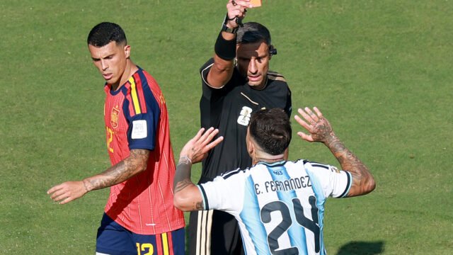 Every Player Ever Sent Off in a World Cup Final as Fernández Sees Red
