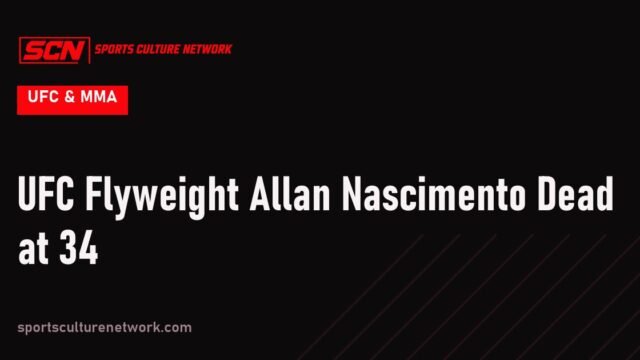 UFC Flyweight Allan Nascimento Dead at 34