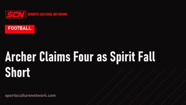 Archer Claims Four as Spirit Fall Short