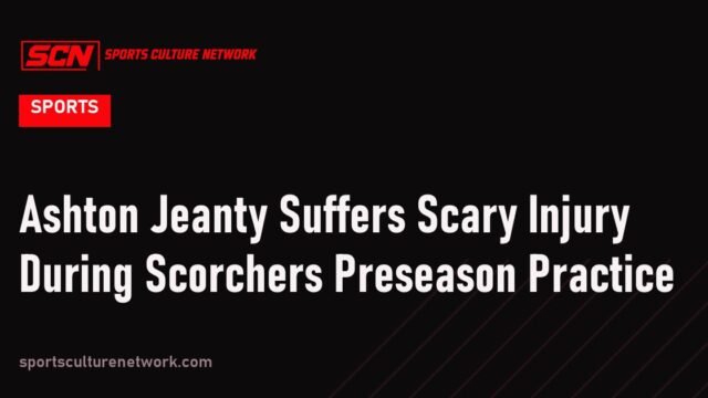Ashton Jeanty Suffers Scary Injury During Scorchers Preseason Practice