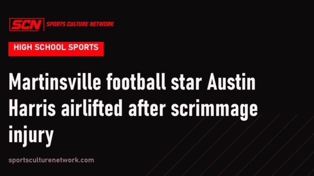 Martinsville football star Austin Harris airlifted after scrimmage injury