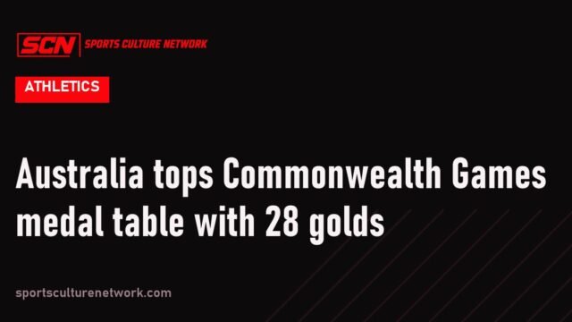 Australia tops Commonwealth Games medal table with 28 golds