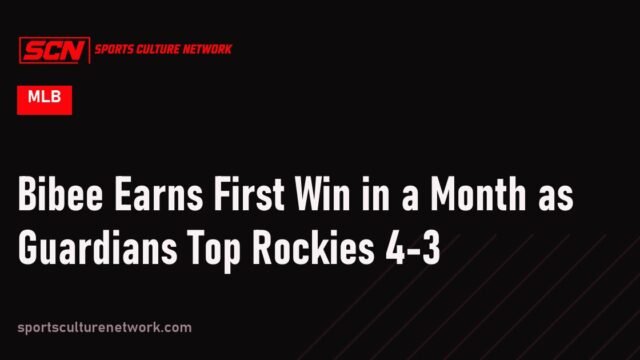 Bibee Earns First Win in a Month as Guardians Top Rockies 4-3