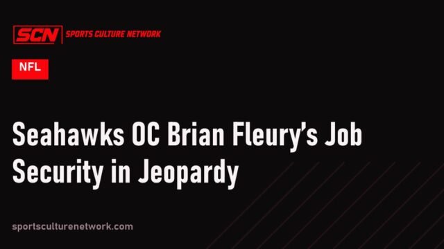 Seahawks OC Brian Fleury’s Job Security in Jeopardy