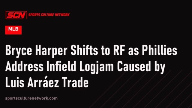 Bryce Harper Shifts to RF as Phillies Address Infield Logjam Caused by Luis Arráez Trade