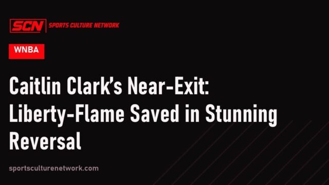 Caitlin Clark’s Near-Exit: Liberty-Flame Saved in Stunning Reversal