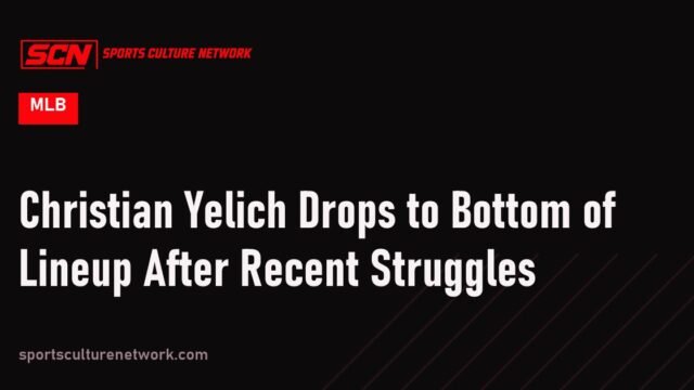 Christian Yelich Drops to Bottom of Lineup After Recent Struggles