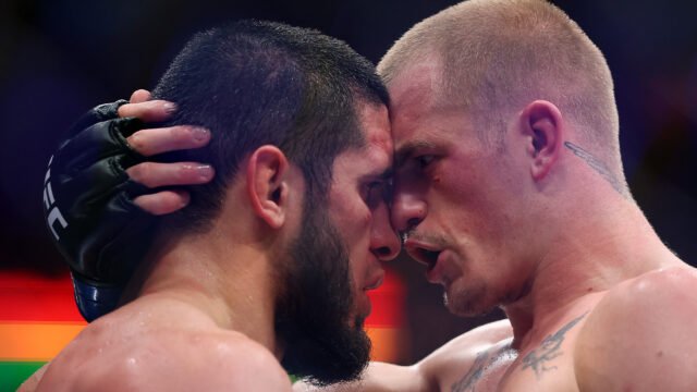 Dana White, Islam Makhachev baffled by Ian Machado Garry’s post-fight gesture at UFC 330