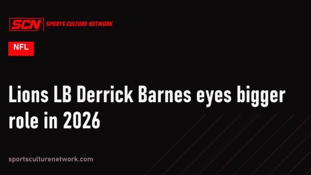 Lions LB Derrick Barnes eyes bigger role in 2026