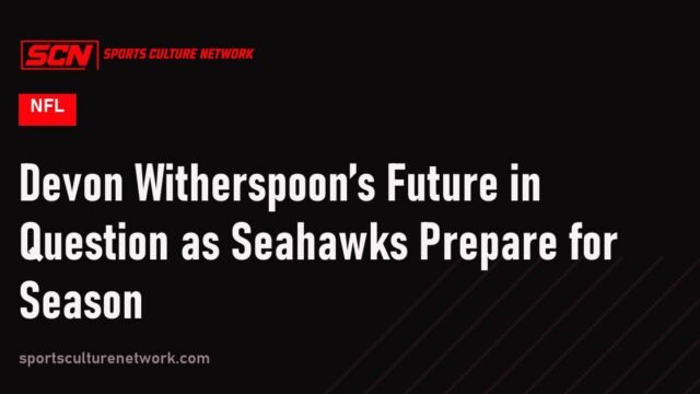 Devon Witherspoon’s Future in Question as Seahawks Prepare for Season