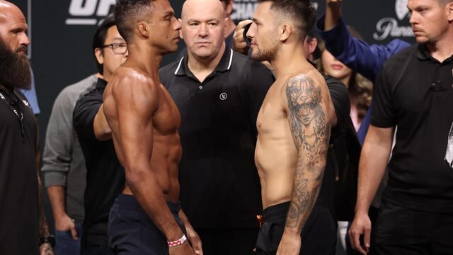 Edson Barboza Takes Center Stage Against Esteban Ribovics at UFC 330
