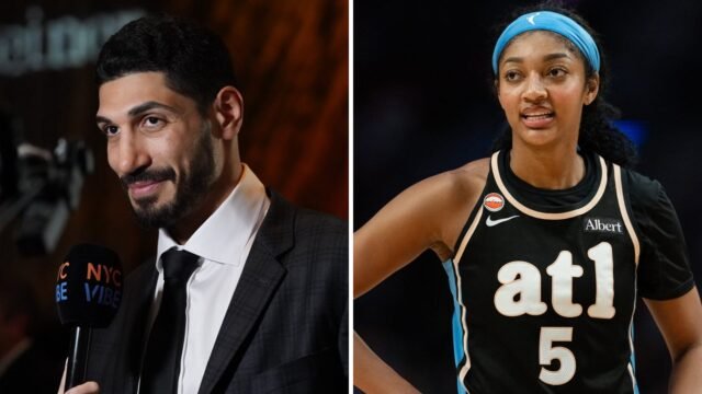 Enes Kanter fires shot at Angel Reese, claims he’d love to dunk on her in a WNBA game