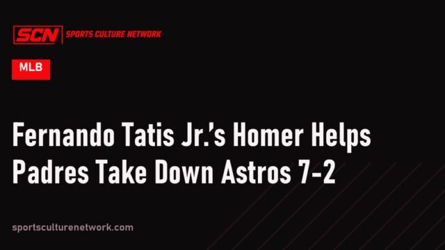 Fernando Tatis Jr.’s Homer Helps Padres Take Down Astros 7-2