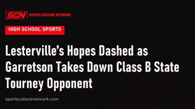 Lesterville’s Hopes Dashed as Garretson Takes Down Class B State Tourney Opponent