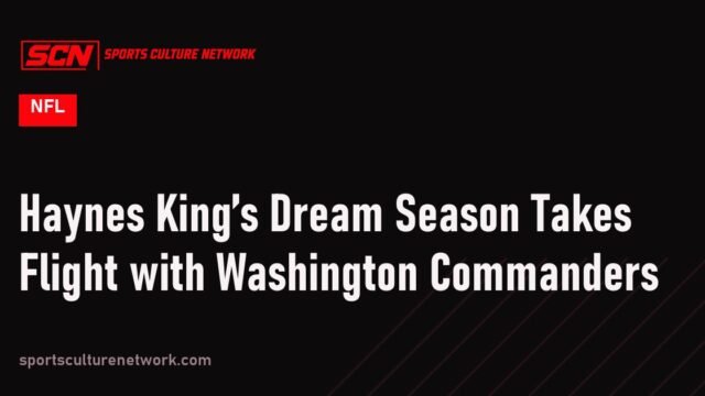 Haynes King’s Dream Season Takes Flight with Washington Commanders