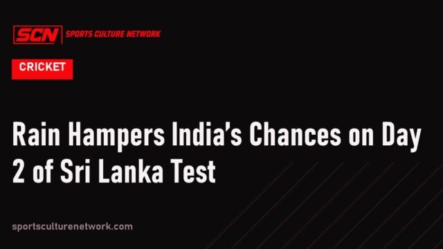 Rain Hampers India’s Chances on Day 2 of Sri Lanka Test