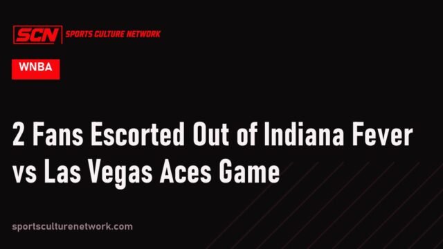 2 Fans Escorted Out of Indiana Fever vs Las Vegas Aces Game
