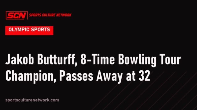 Jakob Butturff, 8-Time Bowling Tour Champion, Passes Away at 32