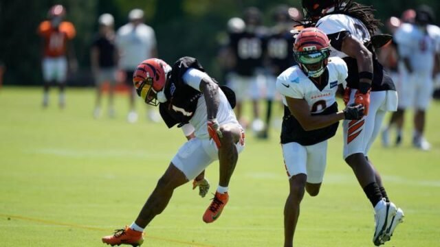 Ja’Marr Chase Sidelined: Bengals WR Suffers Knee Injury at Practice