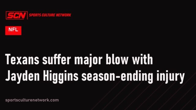 Texans suffer major blow with Jayden Higgins season-ending injury