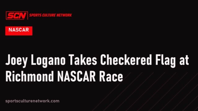 Joey Logano Takes Checkered Flag at Richmond NASCAR Race