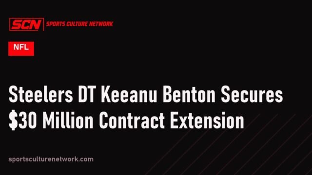Steelers DT Keeanu Benton Secures $30 Million Contract Extension