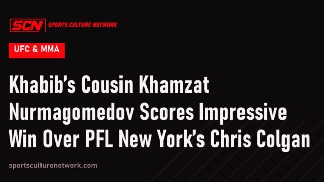 Khabib’s Cousin Khamzat Nurmagomedov Scores Impressive Win Over PFL New York’s Chris Colgan